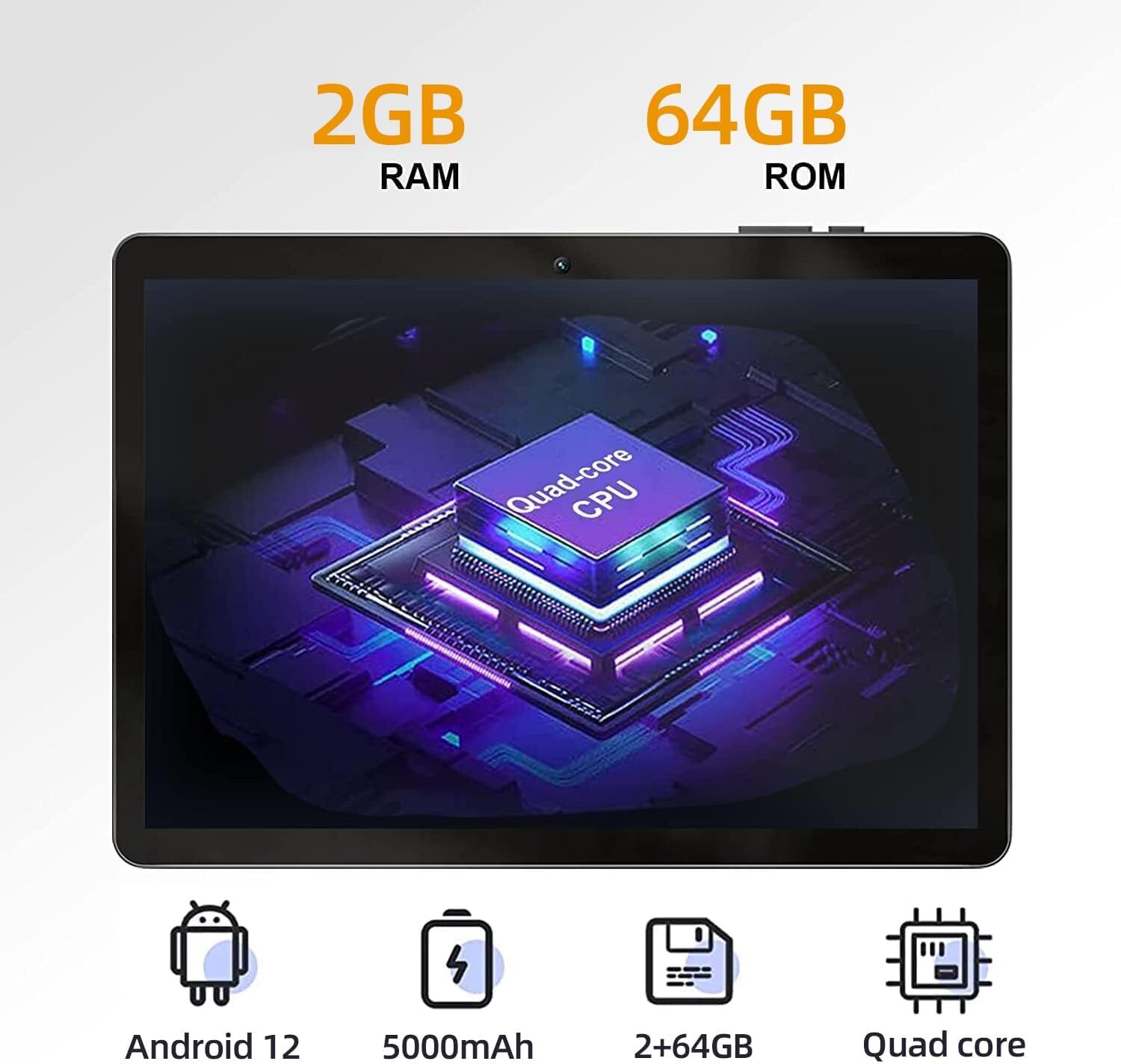 SGIN 1 10″ FHD Tablet Android 13 Octa-Core – 4GB RAM 128GB ROM WiFi Display Tab