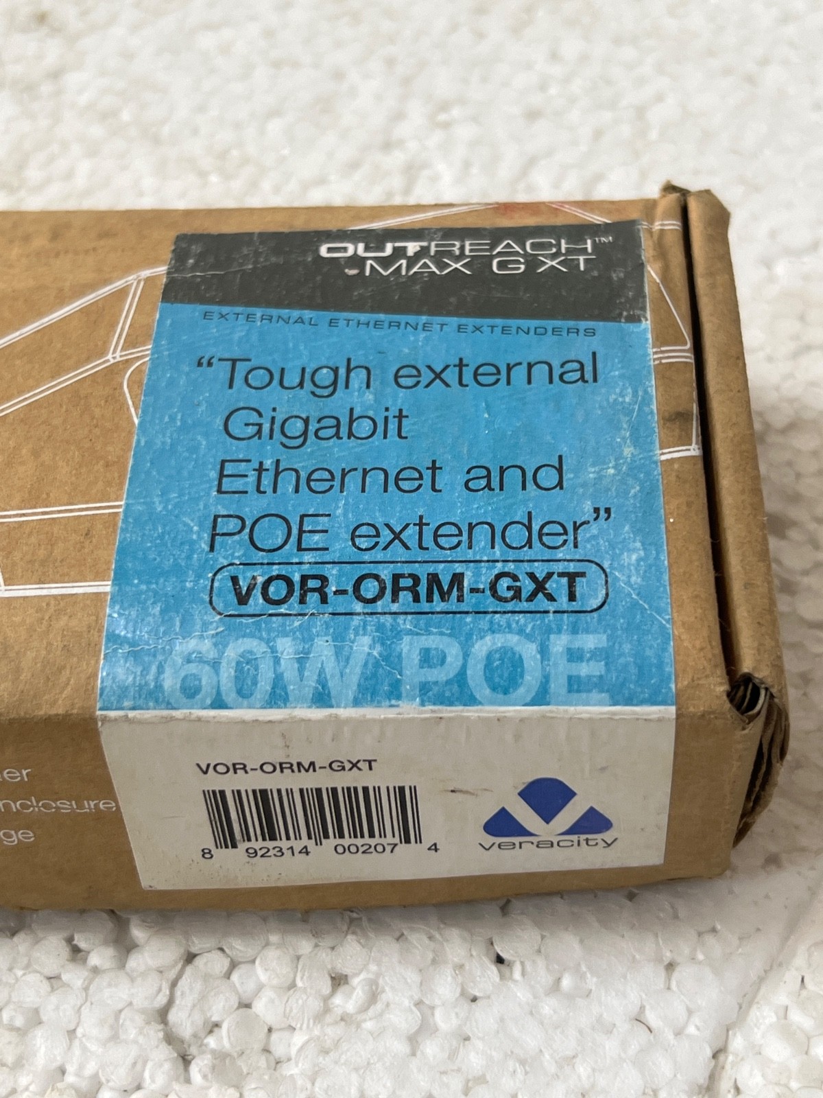 VERACITY OUTREACH MAX XT VOR-ORM-GXT OUTDOOR/EXTERNAL ETHERNET & POE EXTENDER