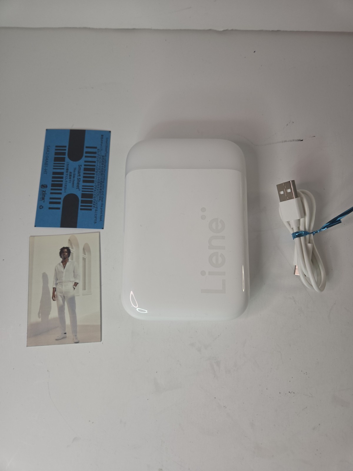 Liene Photo Printer Zpp110 2″x3″ White