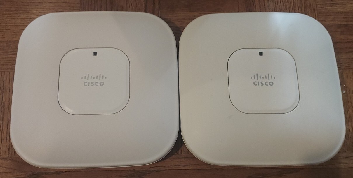 (2)Cisco AIR-AP1142N-A-K9 Wireless AP Dual-Band WiFi Access Point – NG C3C