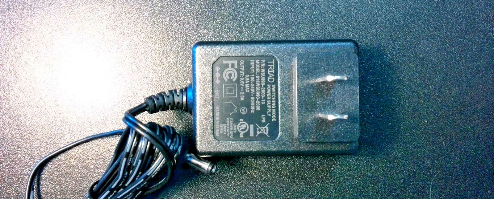 NEW TRIAD 9V 2A 18W Power Supply for Arduino