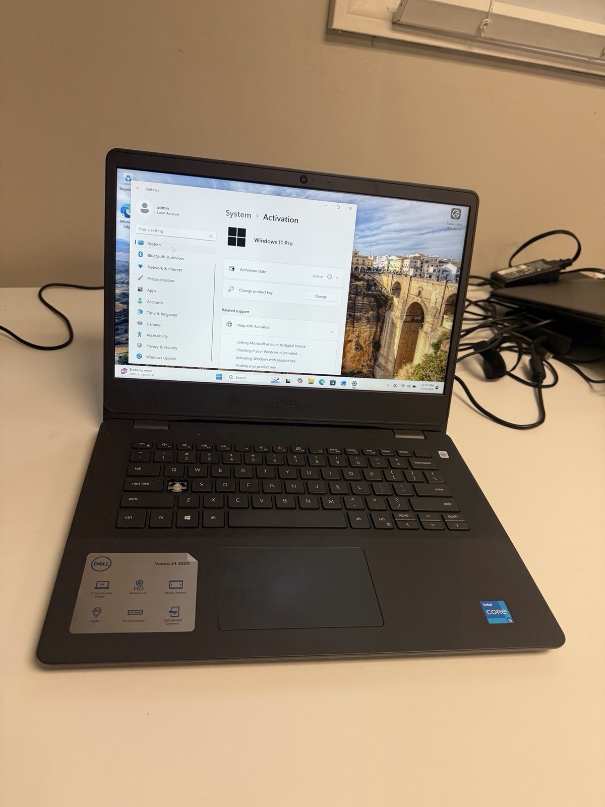 ✅ Dell Vostro 3400 ✅ 14″ FHD ✅ i5-1135G7 8GB RAM ✅ 256GB NVMe Win 11 Pro ✅ HDMI