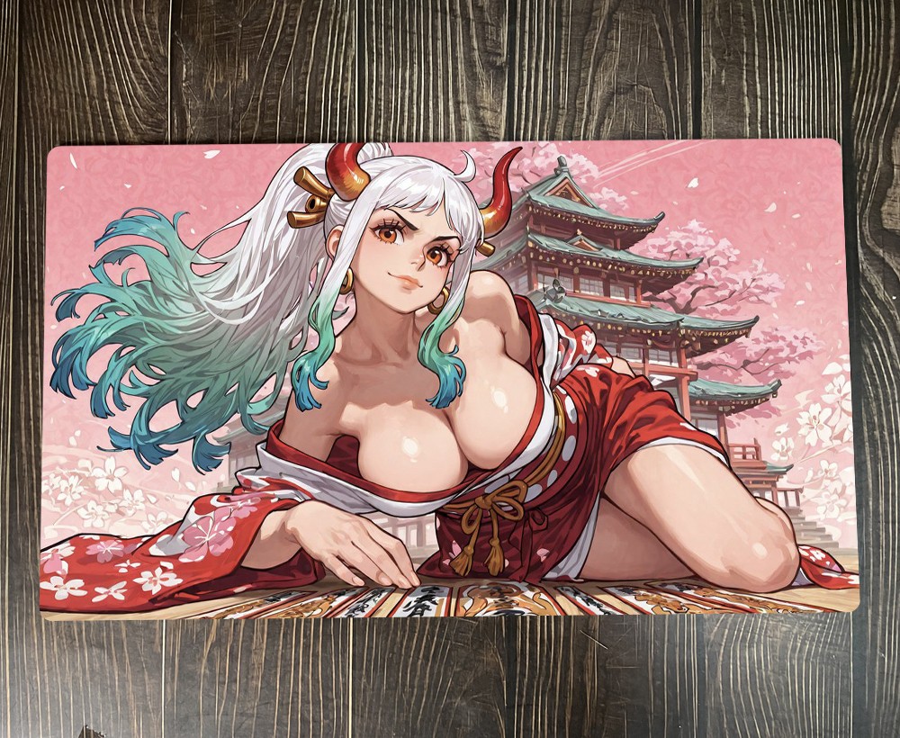 O-P OPCG TCG CCG Gaming Mouse Pad Yamato Table Playmat Trading Card Game Mat