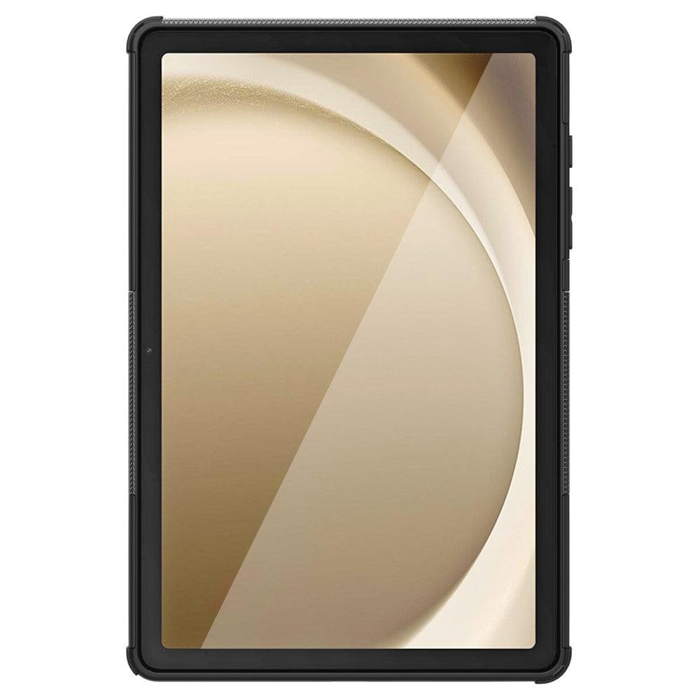 for Galaxy Tab A9 plus 11 Case /Samsung Tab A11 Plus 11 cover Tire TPU+PC -Black