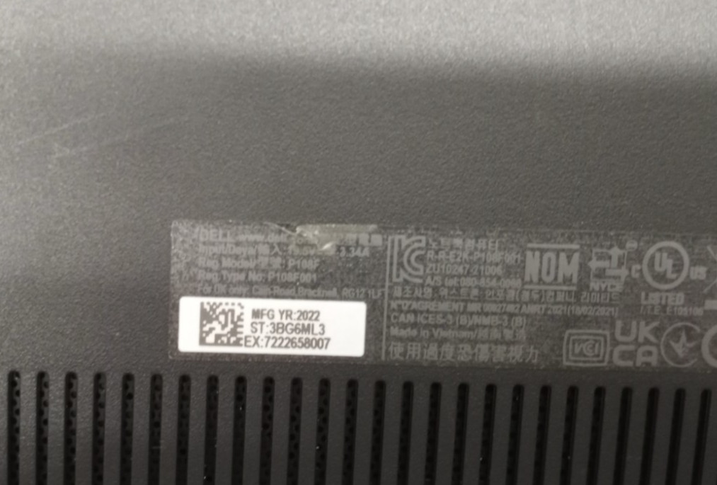 Dell Latitude 3520 15.6″FHD i5-1135G7@2.40GHz 8GB RAM 256GB NVMe Win11Pro MC503*