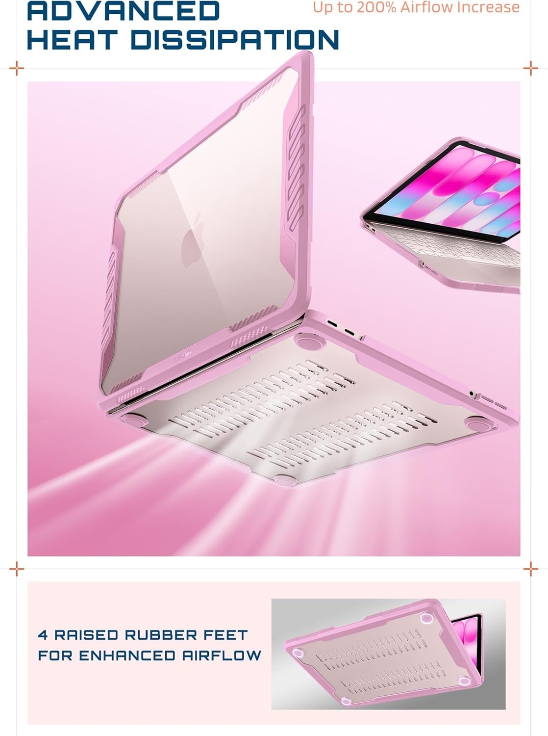 SUPCASE for MacBook Neo Case 13 Inch 2026 Dual Layer Heavy Duty Rugged Cover US