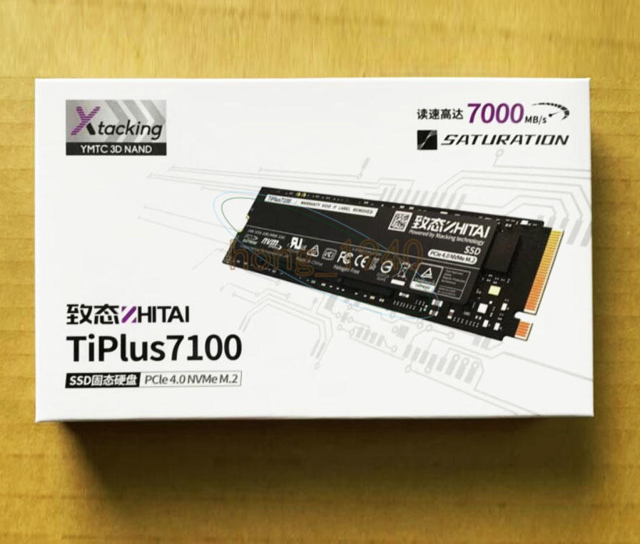 1PCS New ZHITAI Tiplus 7100 2TB SSD 7000MB/S PCLe4.0 M.2