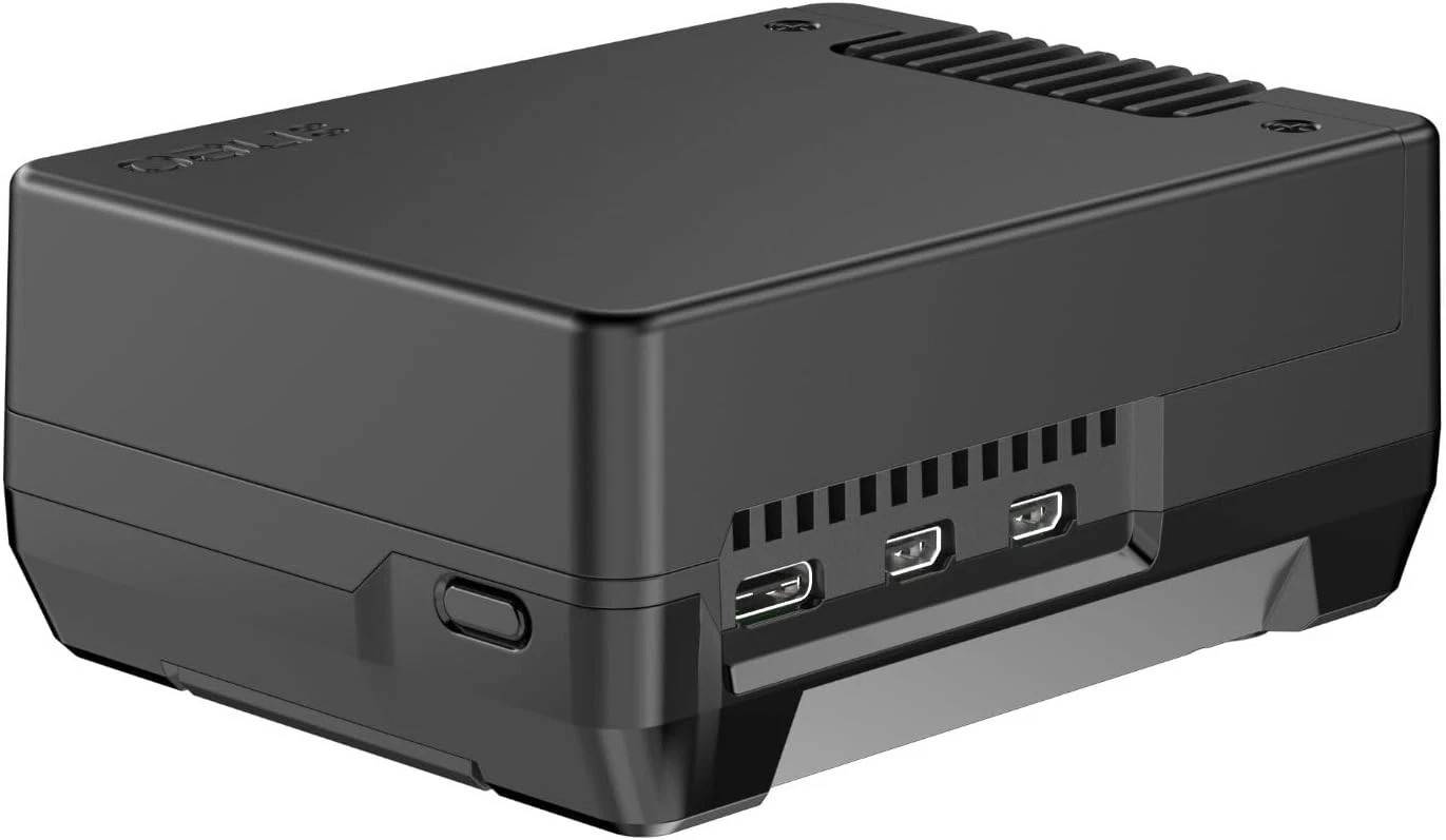 Sleek Argon NEO 5 Aluminum Case for Raspberry Pi 5 with Integrated Cooling Fan