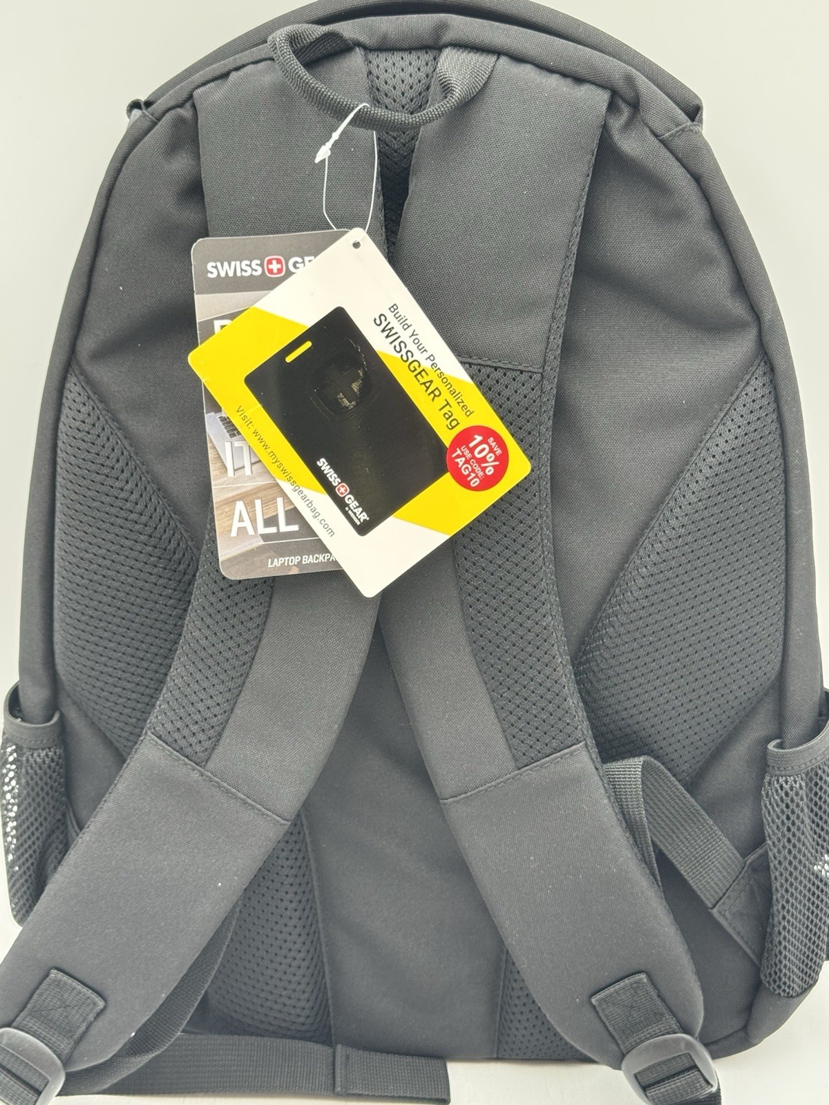 SwissGear Bungee Backpack Brand New Tag Laptop 13-15″ SA1186 Black School Office