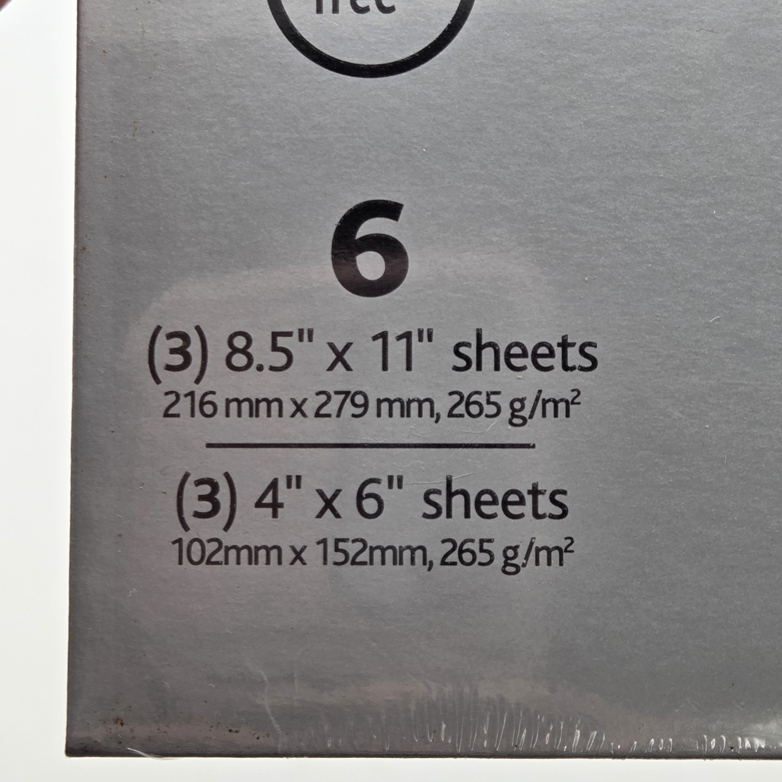 Office Depot Professional Photo Paper 8.5″x 11″ & 4″x6″ 3 Sheets Ea. Gloss 4 Pks