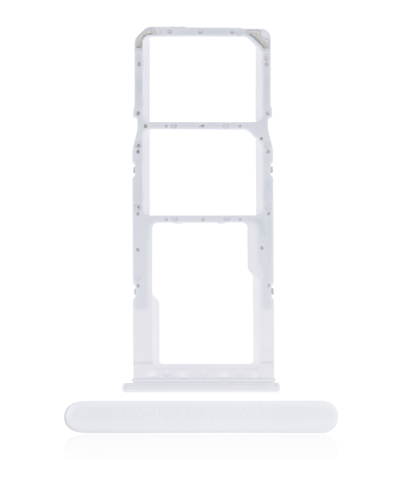 Dual Sim Card Tray Compatible For Samsung Galaxy A21S (A217 / 2020) (White)