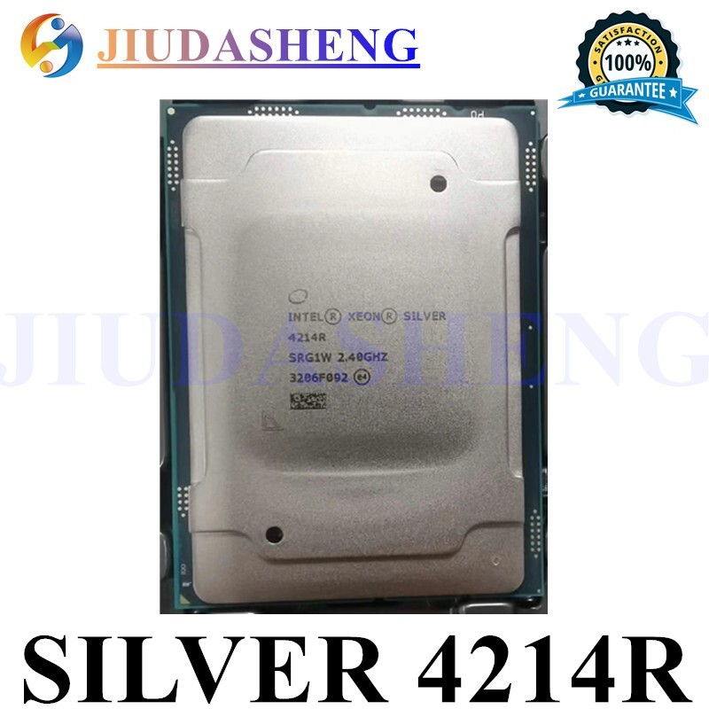 Intel Xeon Silver 4214R CPU SRG1W 2.4GHz 12Cores 24Threads 16.5MB 100W LGA3647
