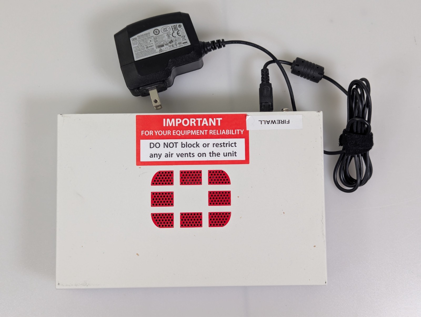 Fortinet Fortigate-50E Network Security Firewall Initialized FG-50E w/Adapter