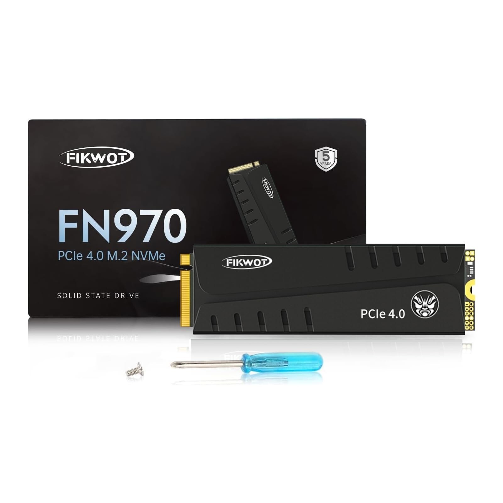 Fikwot 1TB 2TB M.2 NVMe SSD PCIe 4.0 For PS5 7450MB/S Internal Solid State Drive