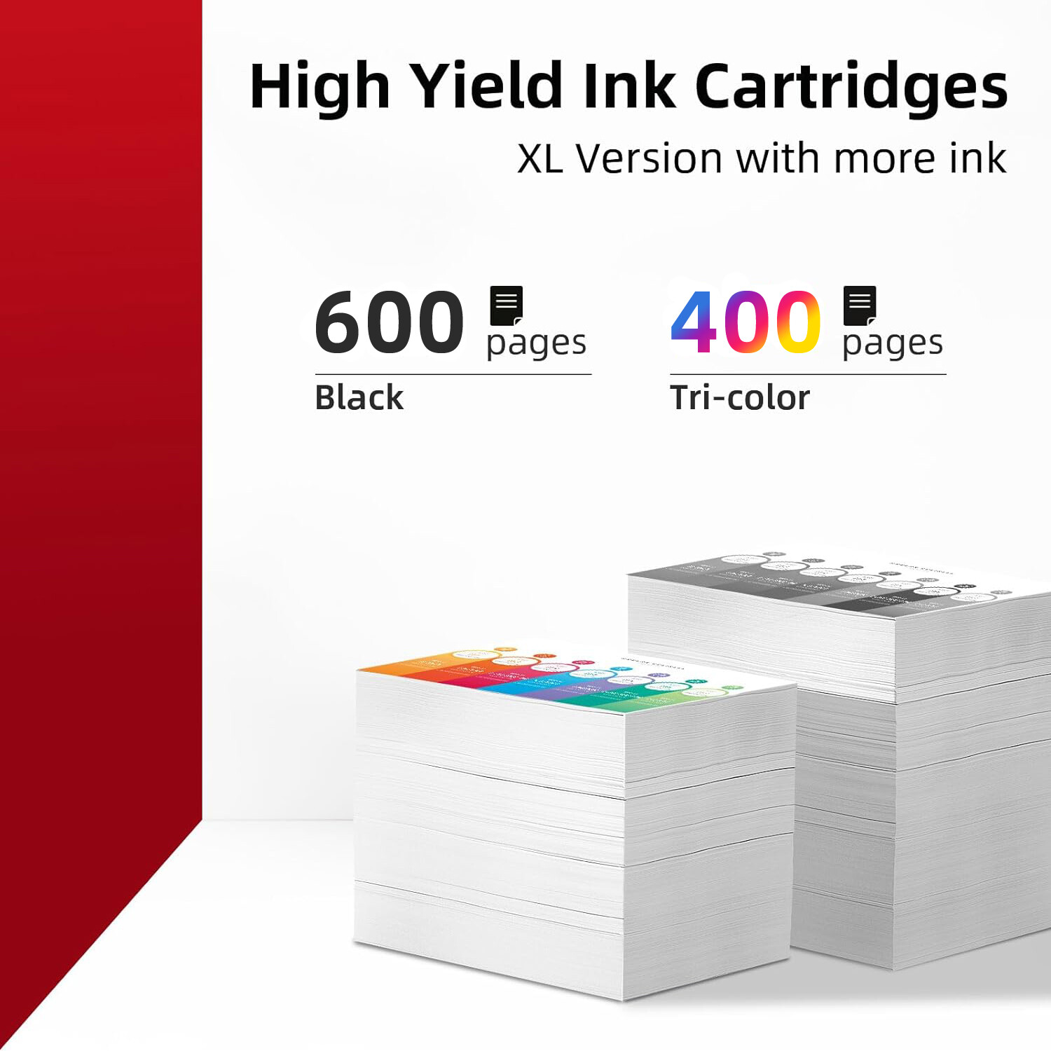 PG-240XL CL-241XL Black Tri-Color Ink Cartridge for Canon PIXMA MG3620 Printer