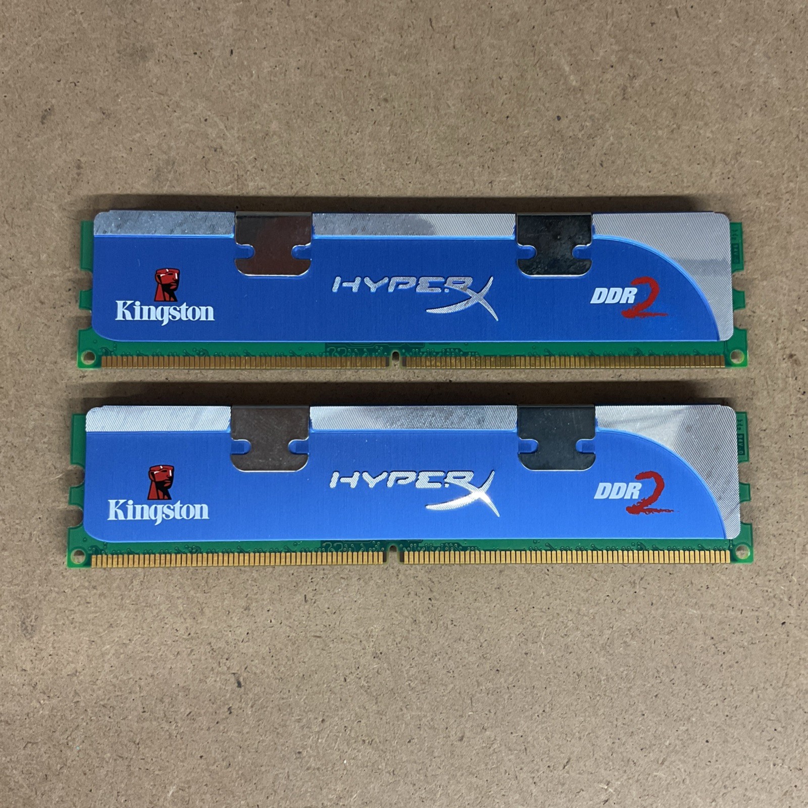 Kingston HyperX Laptop Desktop Memory RAM DDR2 KHX6400D2LLK2/1G – Lot Of 2