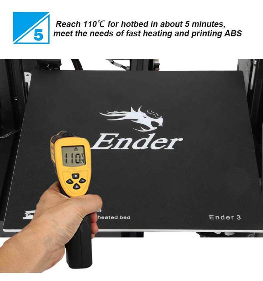 Creality Ender 3 3D Printer Fully Open Source with Resume Printing 220x220x250mm