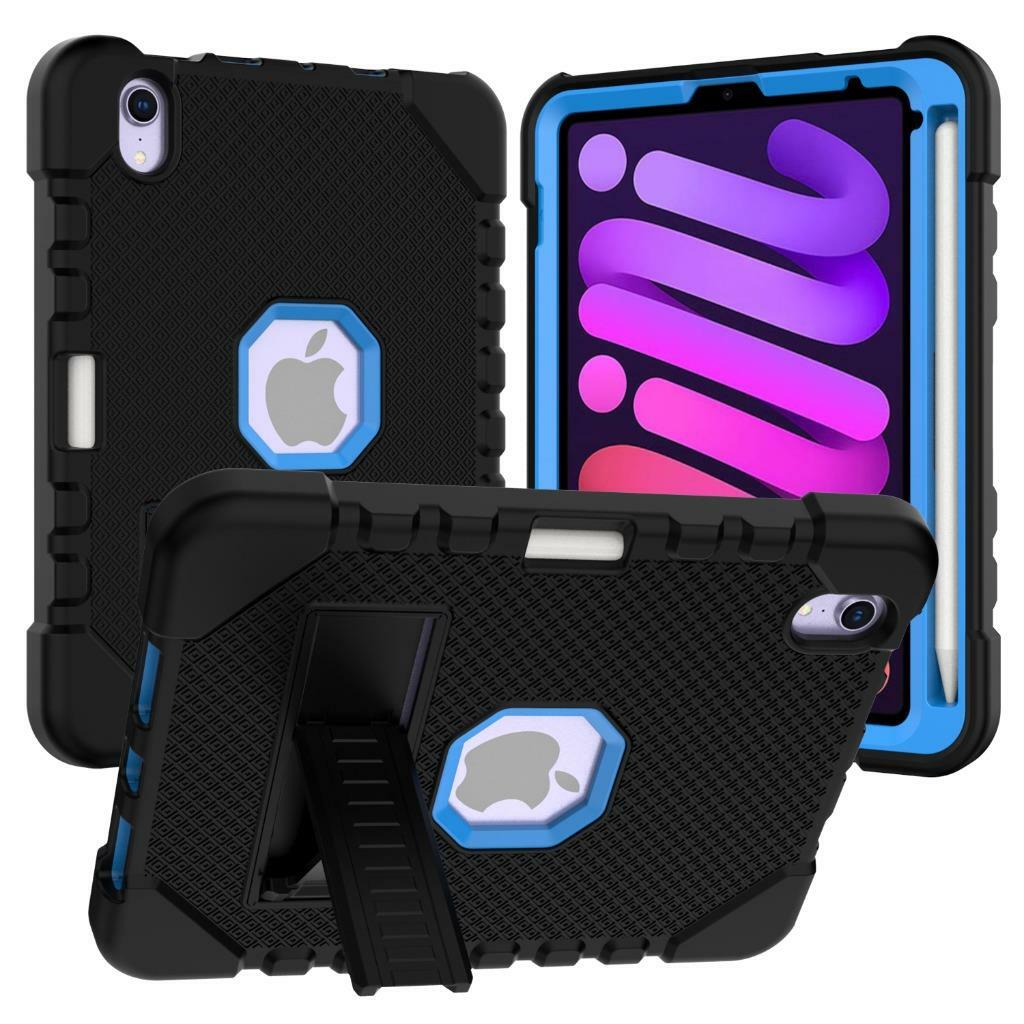 Case for iPad mini 6th Gen 8.3 inch 2021 Shockproof Full Body Stand Hard Cover