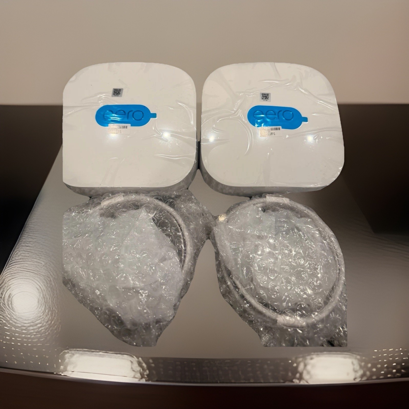 Eero Pro 6e Mesh WiFi 6e System (2- Pack) Open Box Frontier/ Verizon