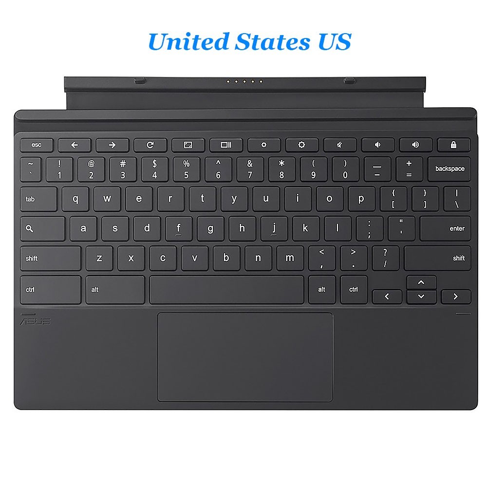 Tablet Soft keyboard Docking For ASUS Chromebook CT300 United States US Black