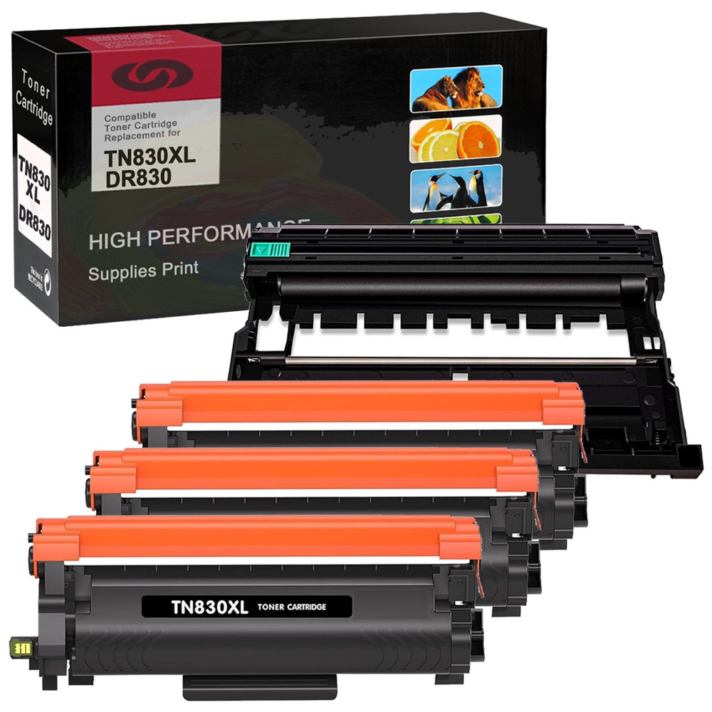 TN830XL Toner Cartridge DR830 Drum for Brother HL-L2420 DCP-L2647DW MFC-L2760DW