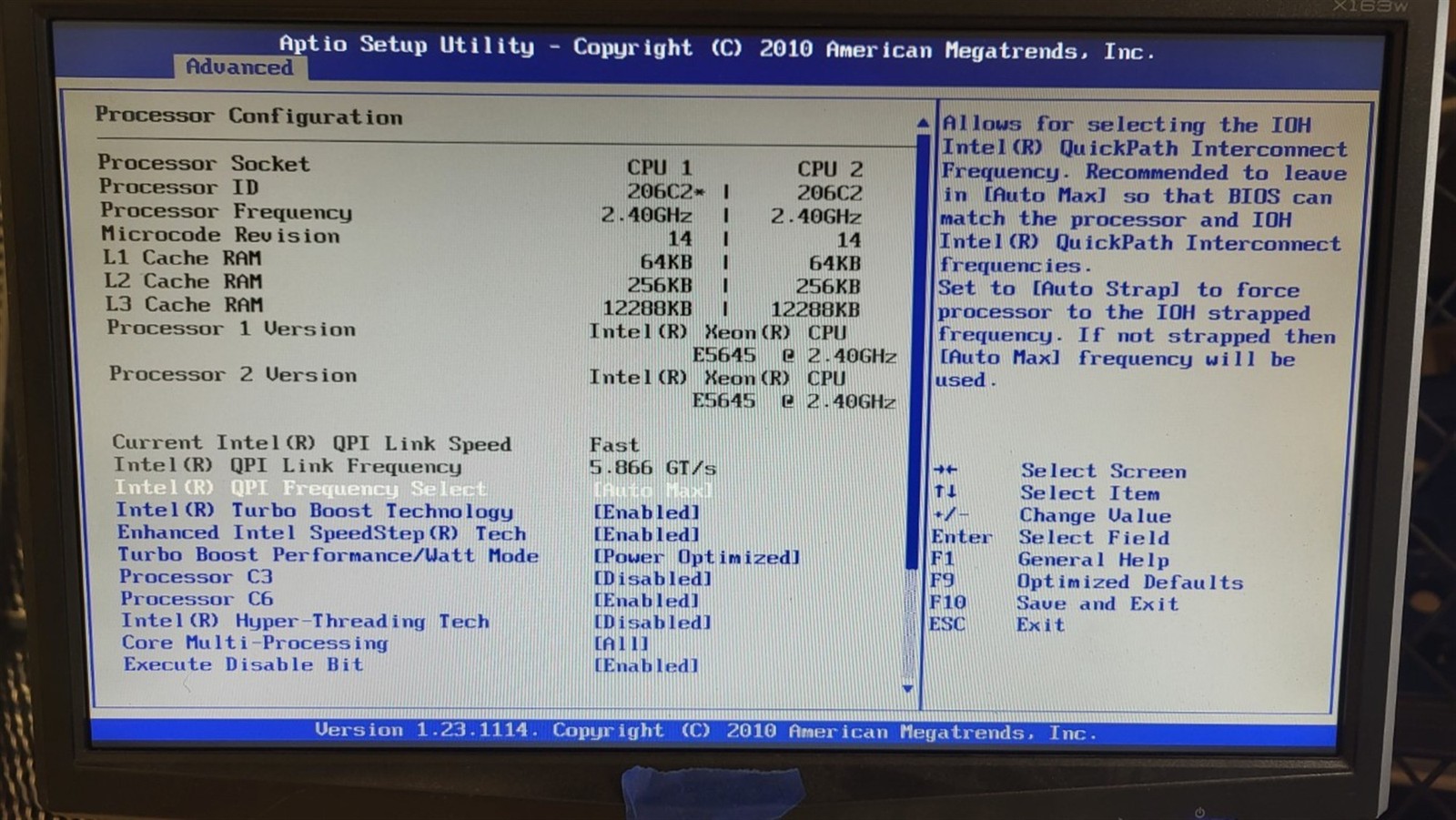 Intel S5520UR Server Motherboard 2x Xeon E5645 2.4GHz 12GB RAM