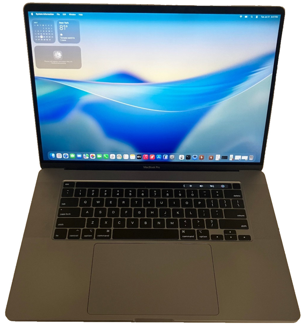 Apple MacBook Pro A2141 16″ Radeon 5500M 2.4GHz Intel Core i9-9980HK 64GB 1TB