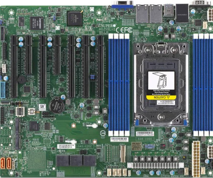 Supermicro H12SSL-i+AMD EPYC 7A23 48 cores 96 threads 2.65ghz combination