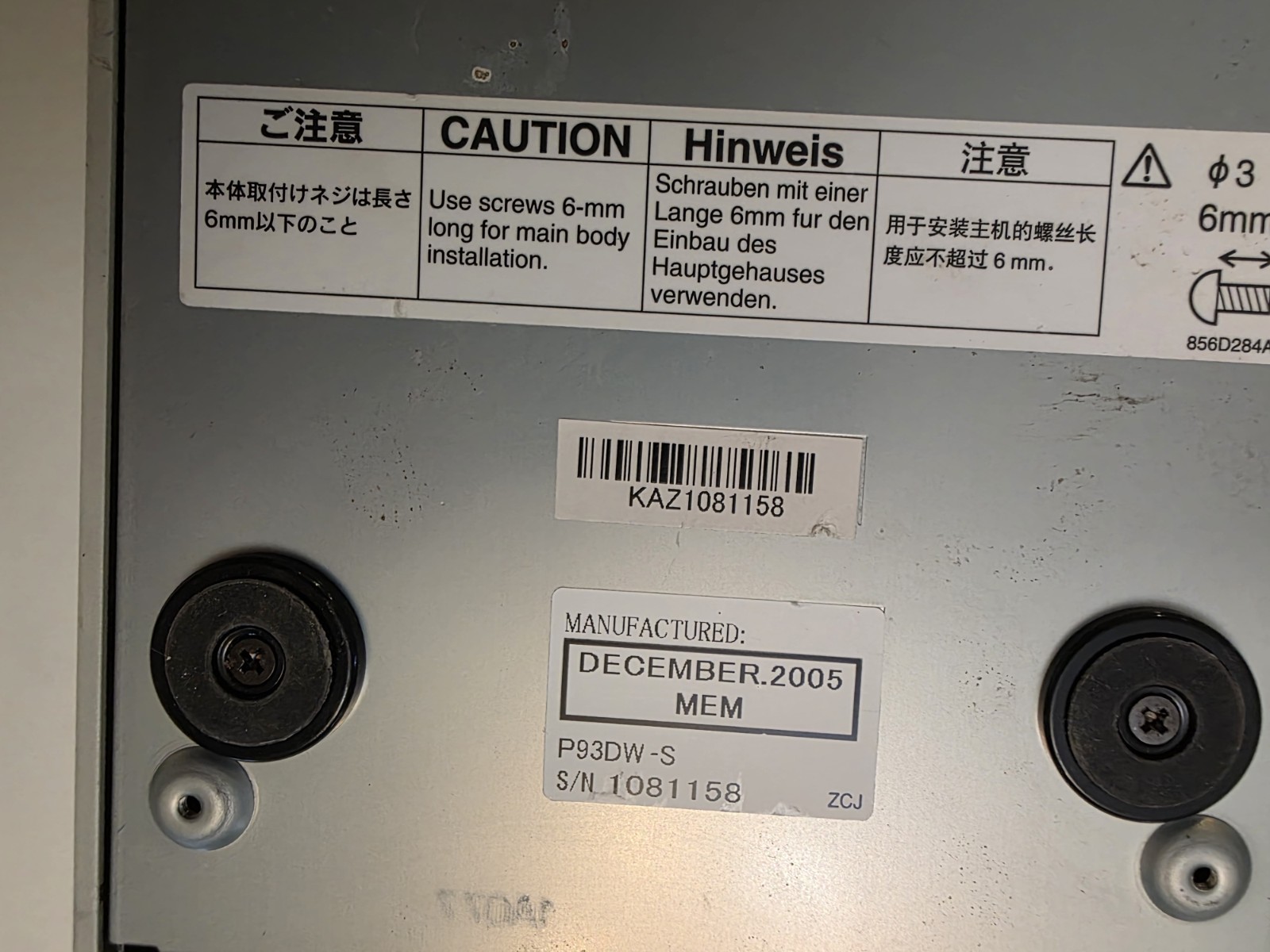 Mitsubishi P93D / Digital Thermal Printer 30days Warranty