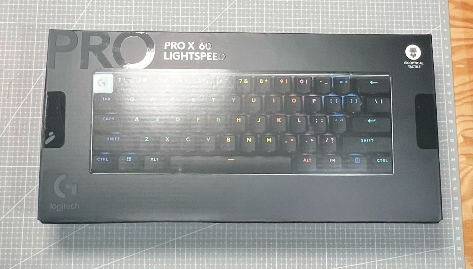 Logitech G PRO X 60 Lightspeed Wireless Gaming Keyboard Tactile Switches Black
