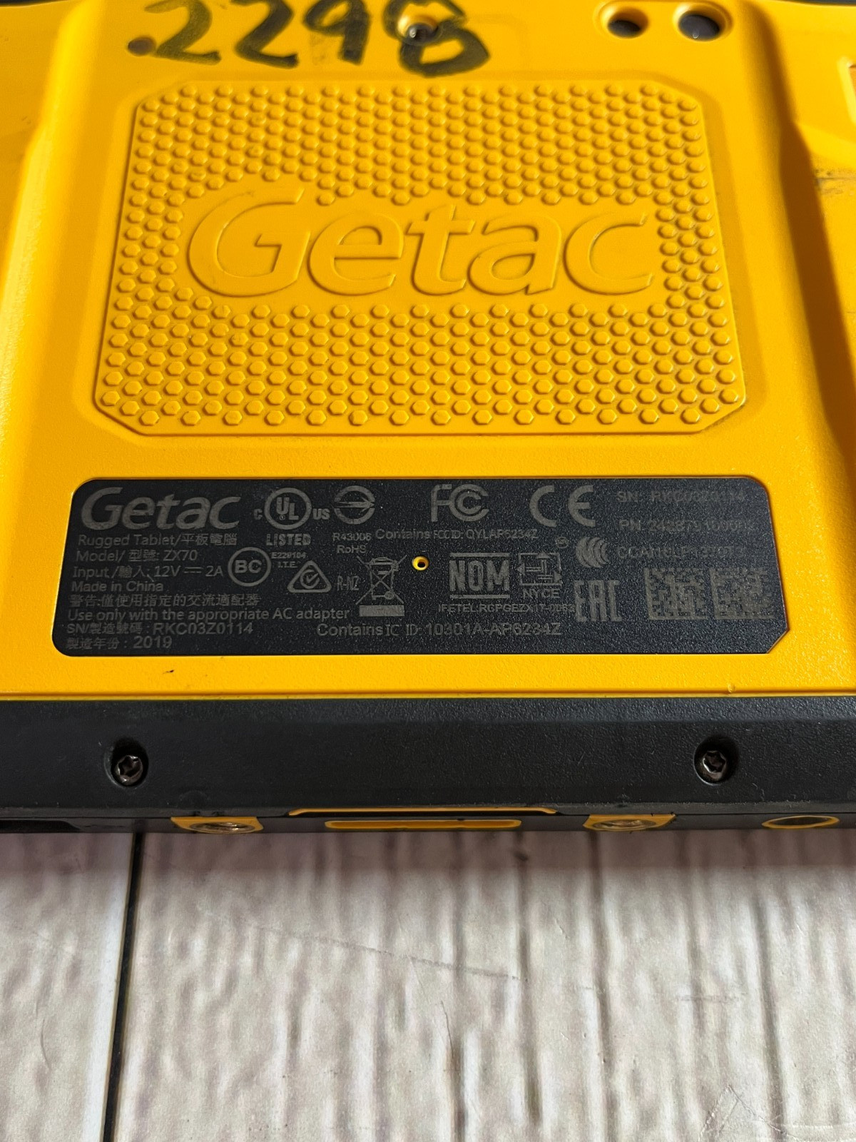 Getac ZX70 ATOM X5 Rugged 16GB Tablet Touch Screen