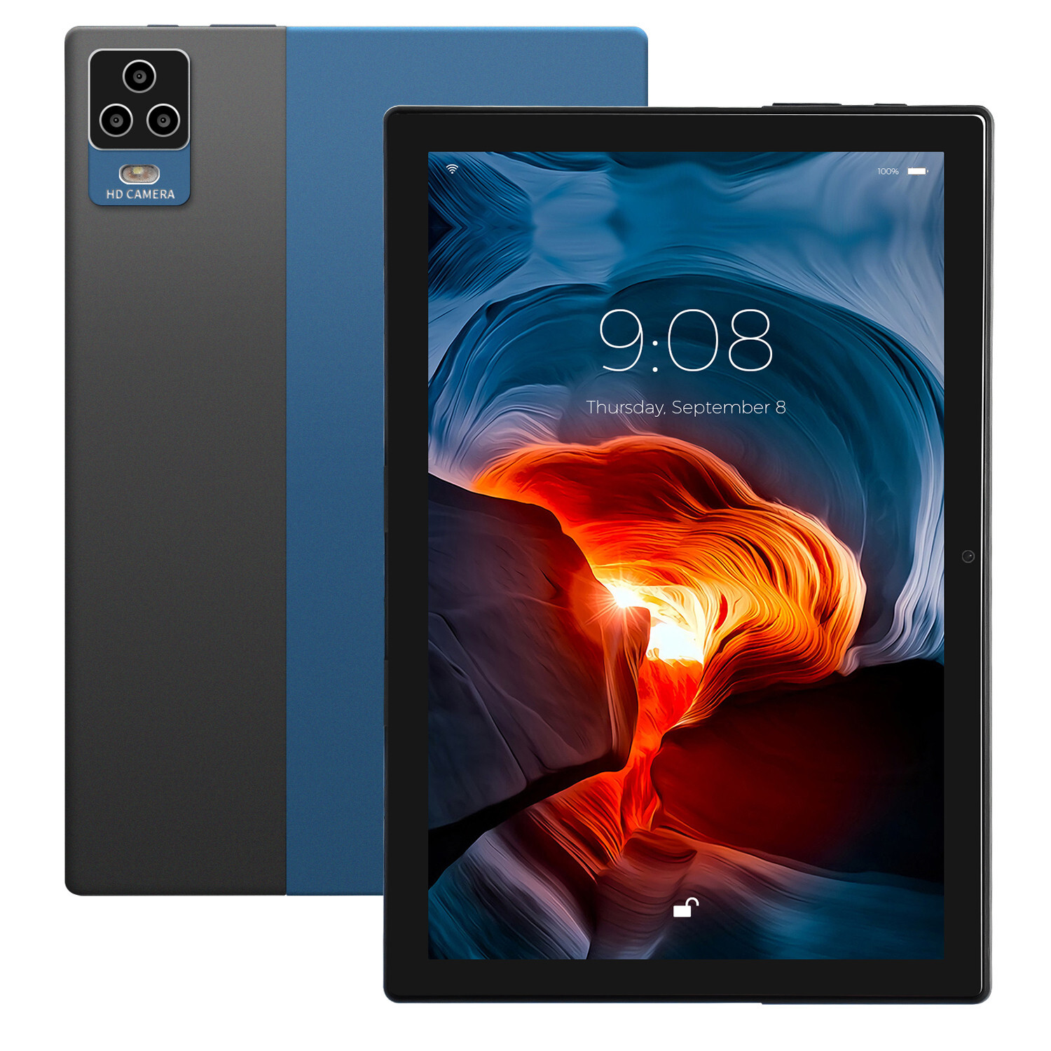 10 in 4G Tablet Android 11, 8GB RAM 256GB ROM 1920×1200 IPS Bundle Leather Case