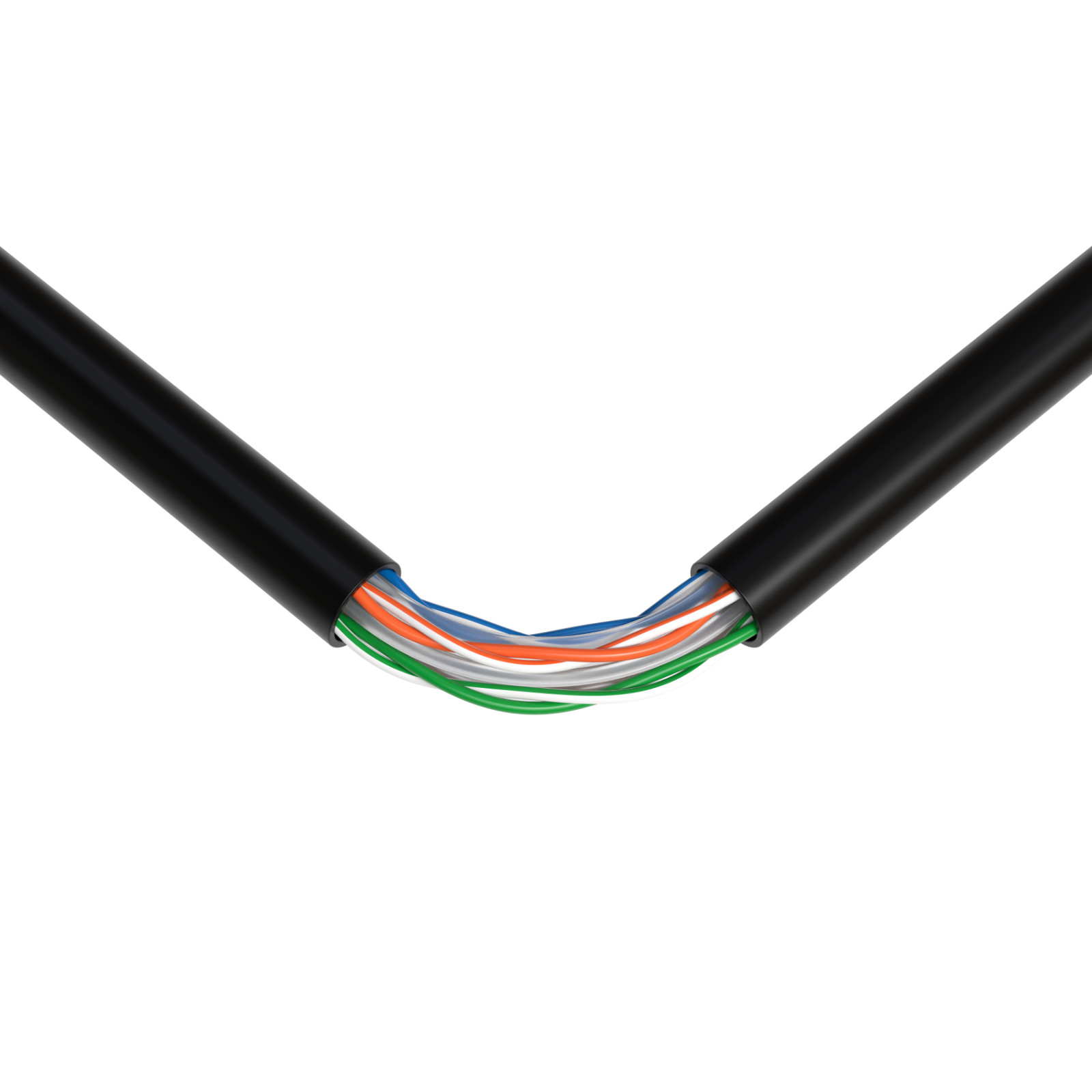 1000ft CAT6 Plenum Rated Ethernet Cable CMP 23AWG 550Mhz UTP LAN Bulk Wire Black