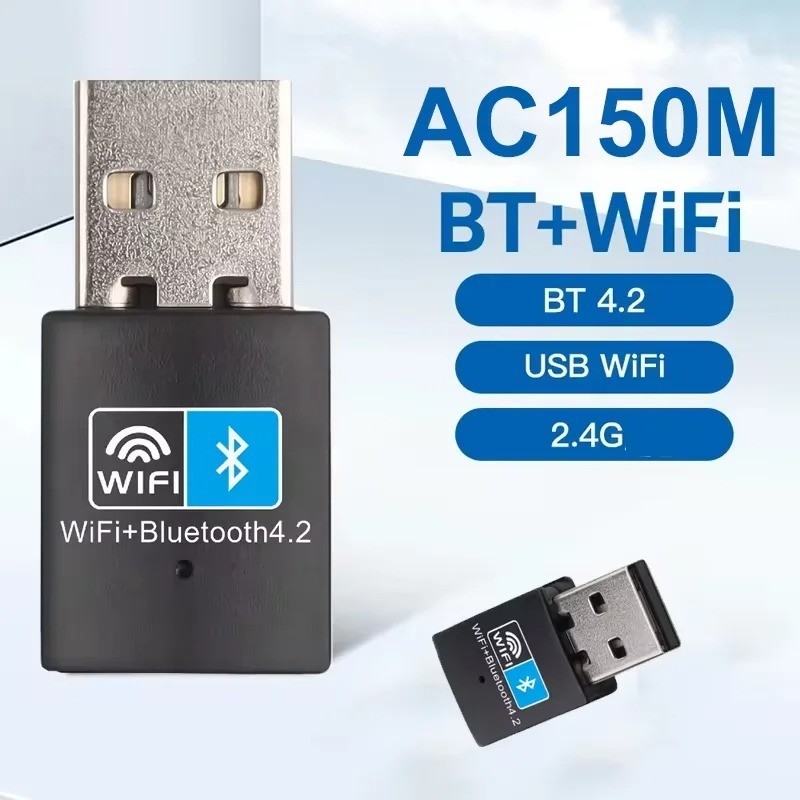 USB WiFi Bluetooth Adapter 600Mbps Dual Band 2.4/5Ghz Wireless Network Receiver