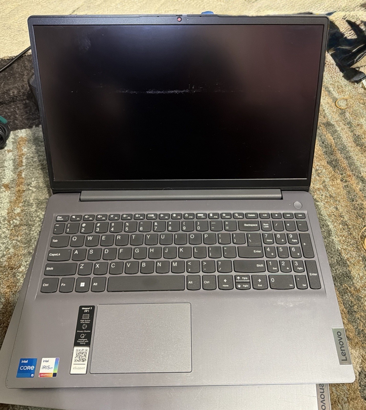 Lenovo IdeaPad 3 15ITL6 15.6″ i5-1135G7 2.4GHz 8GB RAM 512GB SSD Win 11 No Cord