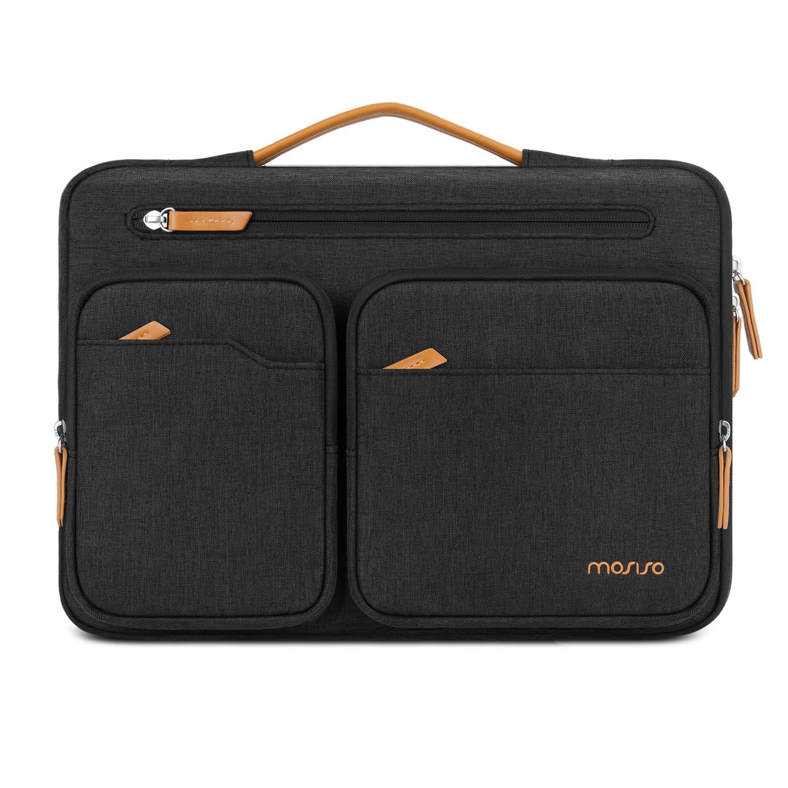 MOSISO 360 Protective Laptop Case 13.3 13.38 x 9.44 x 0.78 inches, Black