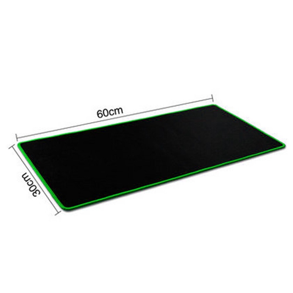 1PC Green Computer Mouse Pad Large Gaming Pad 23.62″ x 11.81″ Rubber Mouse Mat