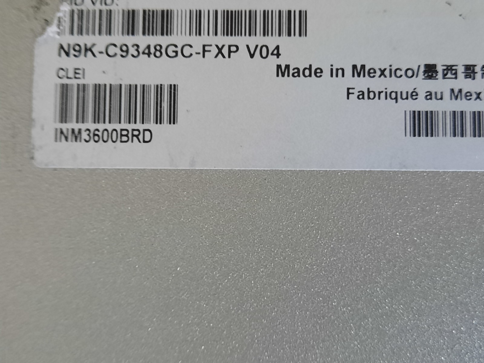 Cisco Nexus N9K-C9348GC-FXP -TESTED