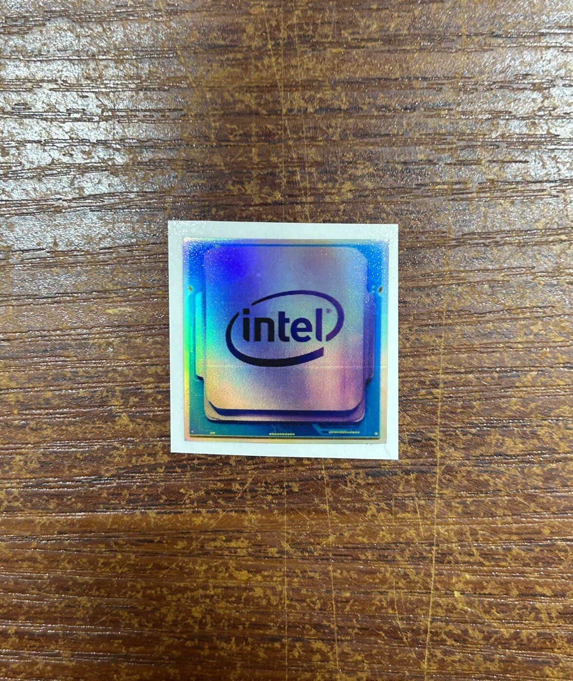 1x Intel CPU Holographic Desktop / Laptop Custom Sticker Label (NEW)