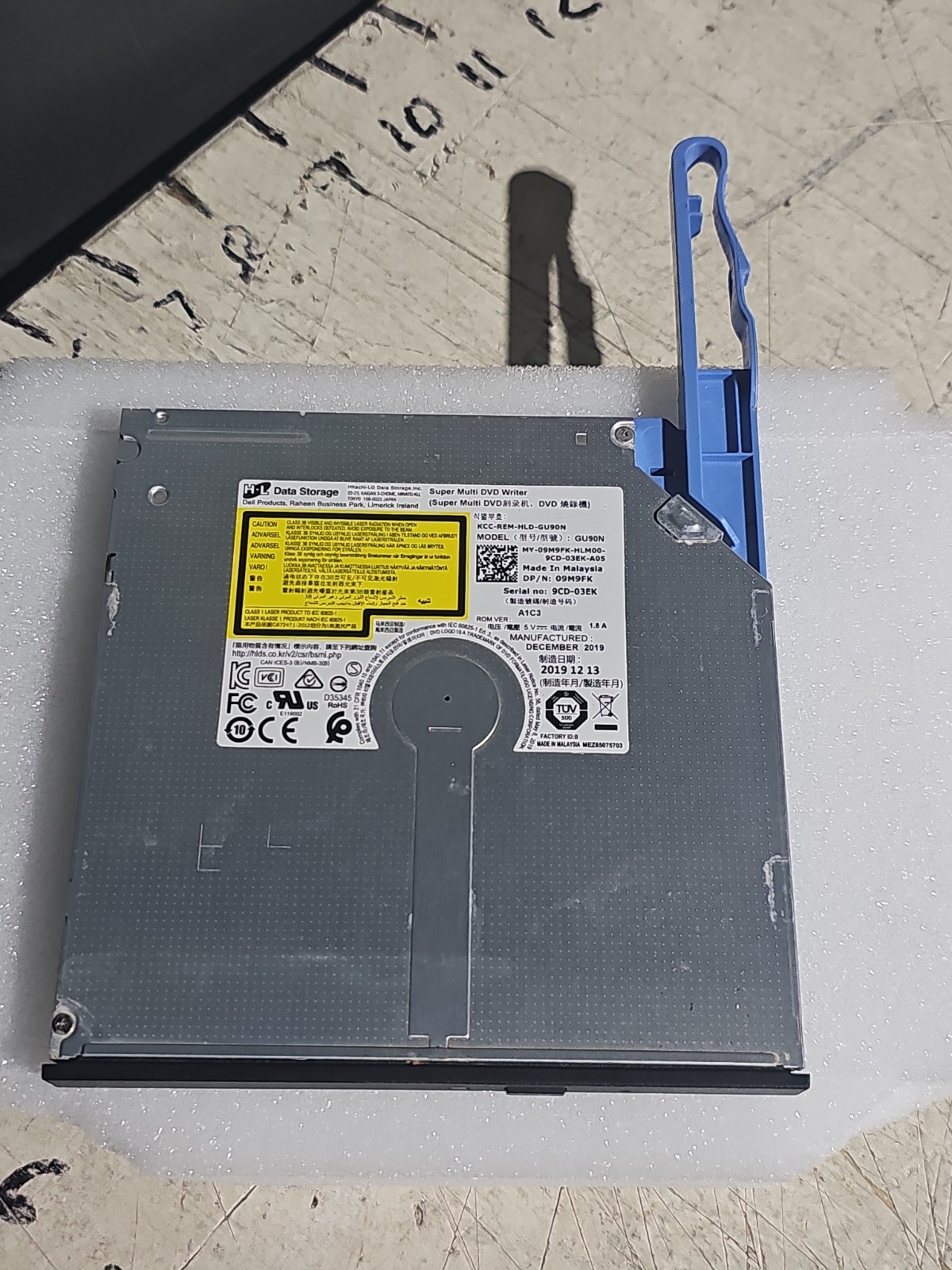 Dell Hl Data Storage GU90N Super Multi SATA CD-RW/DVD-RW Drive 09M9FK. #y18