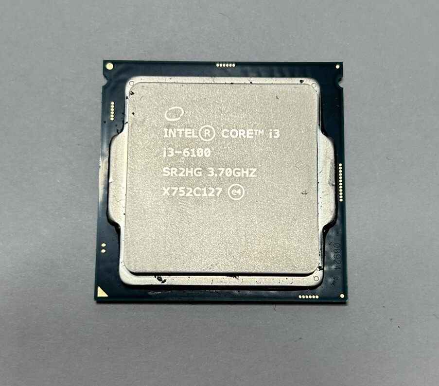 Intel Core i3-6100 – 3.70GHz Dual Core CPU Processor SR2HG