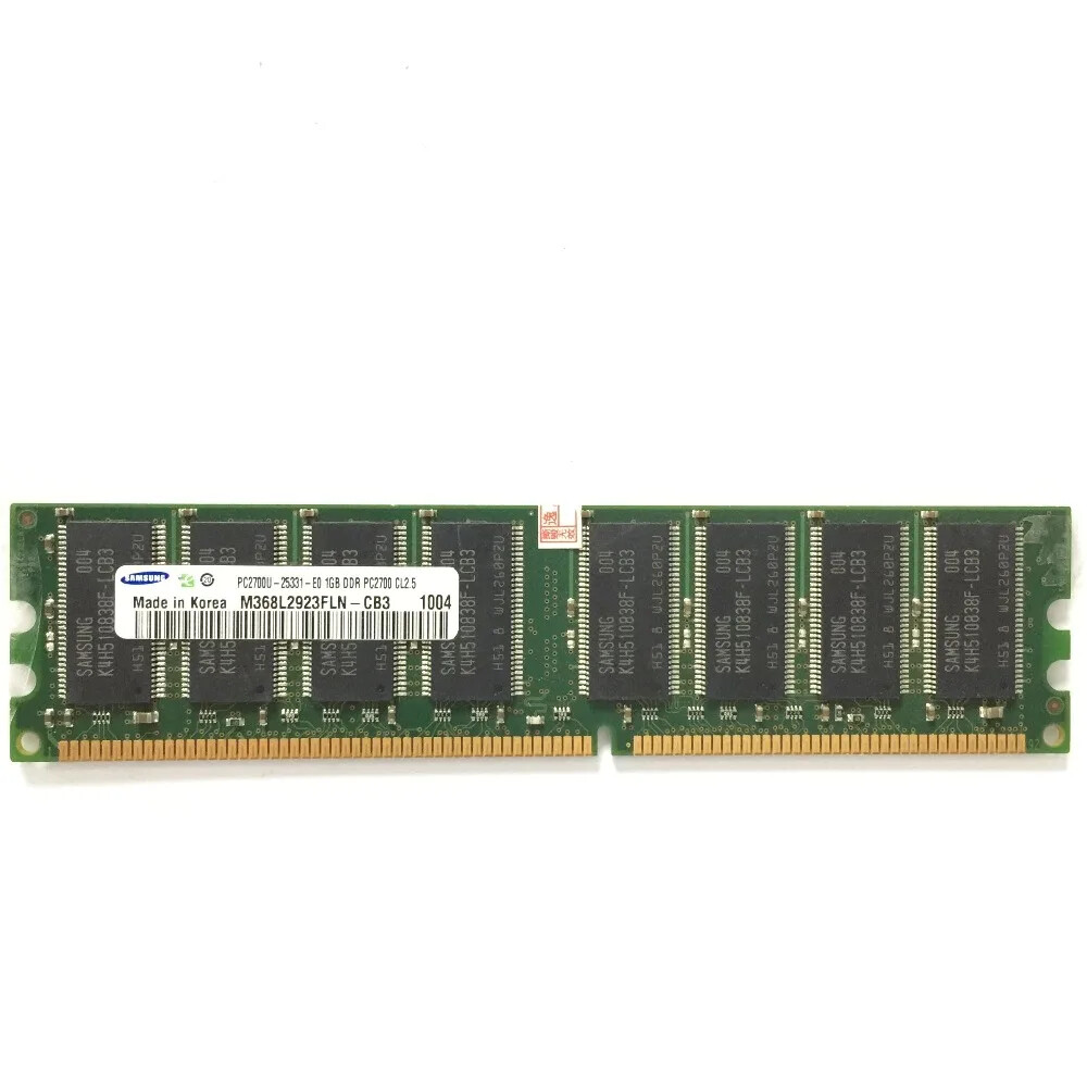 PC2700 DDR DDR1 333 DDR1-333 PC 2700 DUAL RANK 2RX8 64X8 NON-ECC INTEL PC RAM
