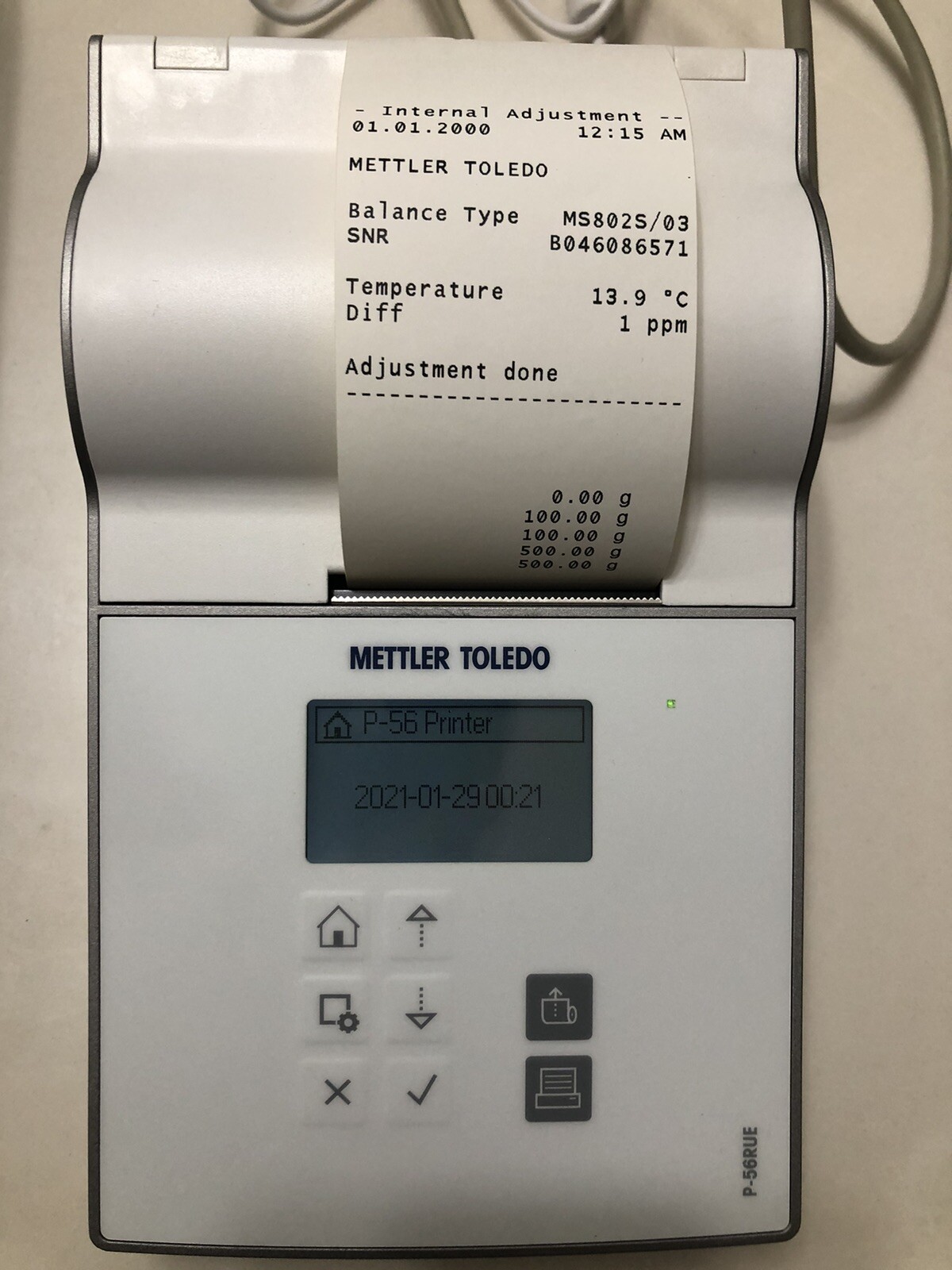 Mettler Toledo RS-P42 Balance Printer RS232 New Cosmetic Easy Connection