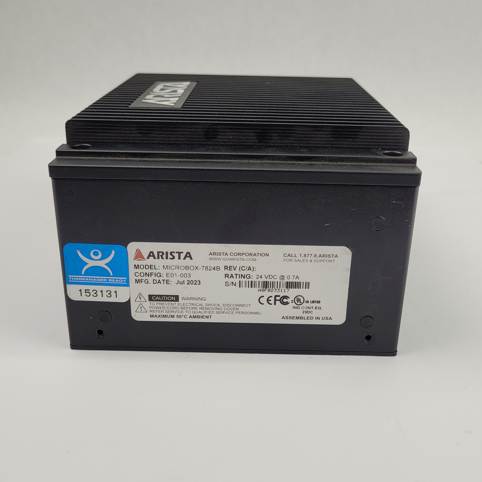 Arista Corp, MICROBOX-7824B, Compact Computer, Intel Atom CPU – USED