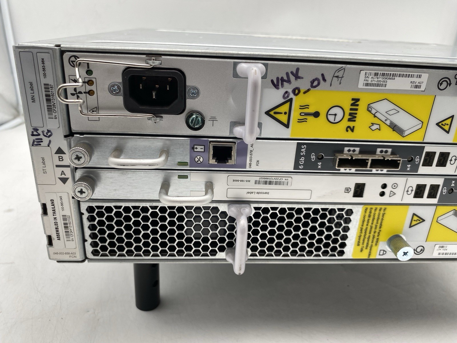 EMC KTN-STL3 15-Bay SAS Array with 6x 2TB HDDs (ST32000444SS)