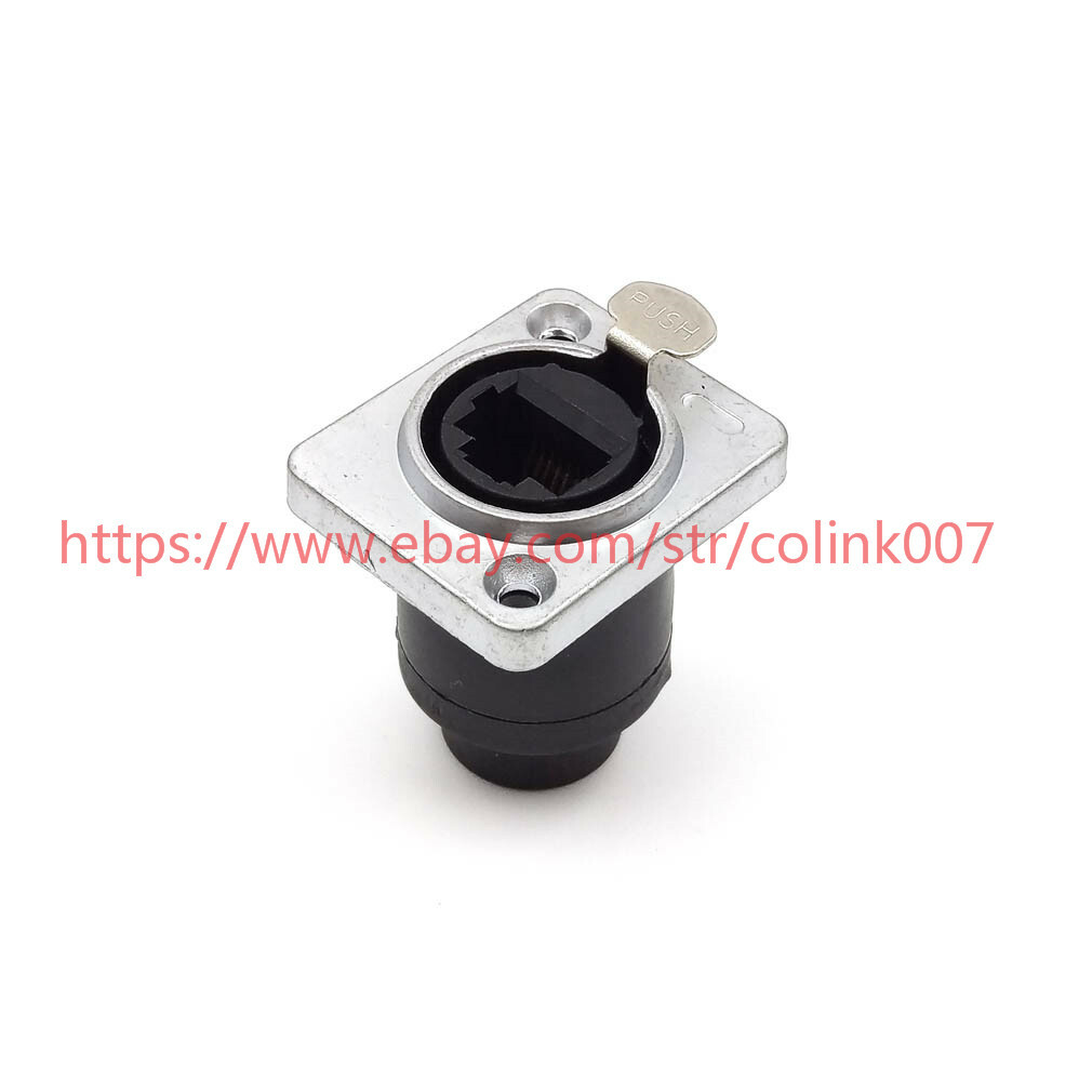 RJ45 Ethernet Connector, RJ45 Industrial RJ45 Male Jacks CAT5/6 Receptacle