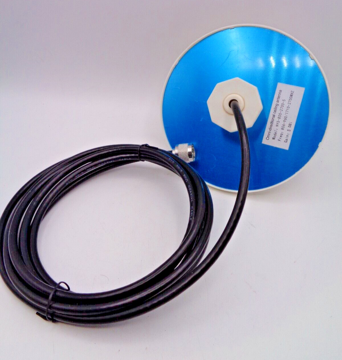 Omni Directional Ceiling Antenna Model: HYS-800-2700-5 -New Open Box Part