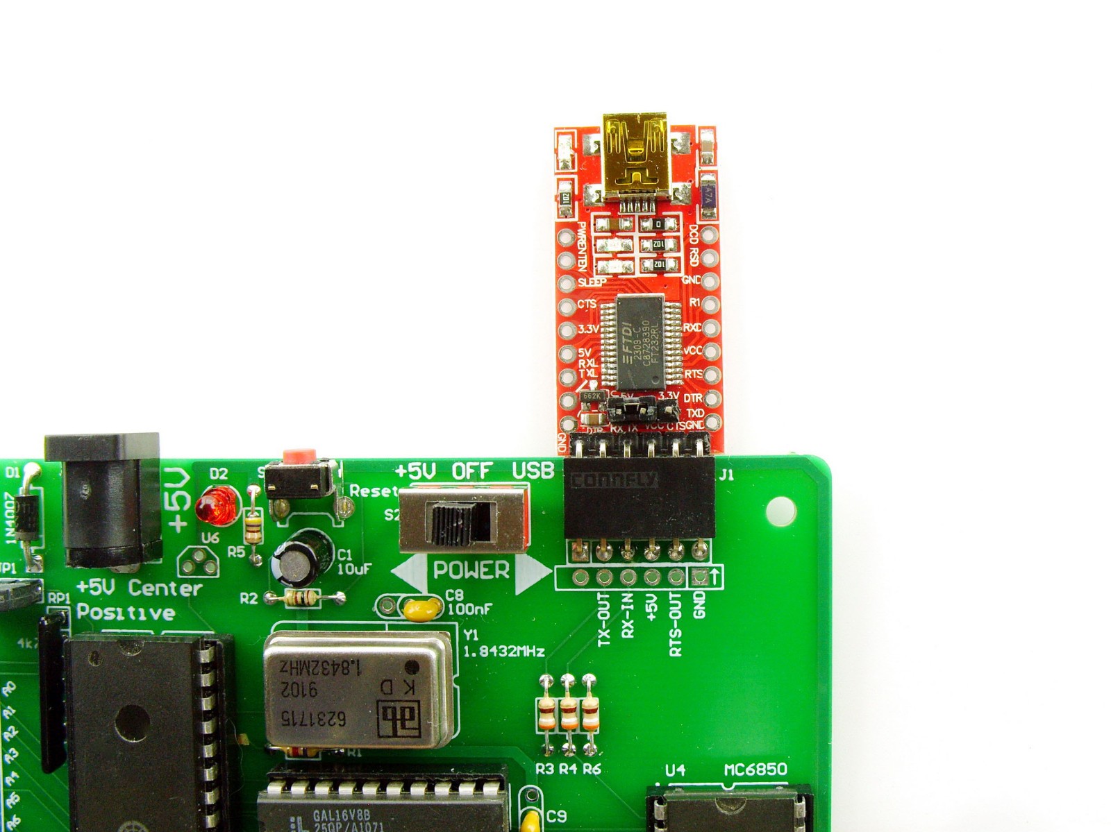 6502 Single Board Computer, SY6502 SBC; Assembled and Tested System, Expandable