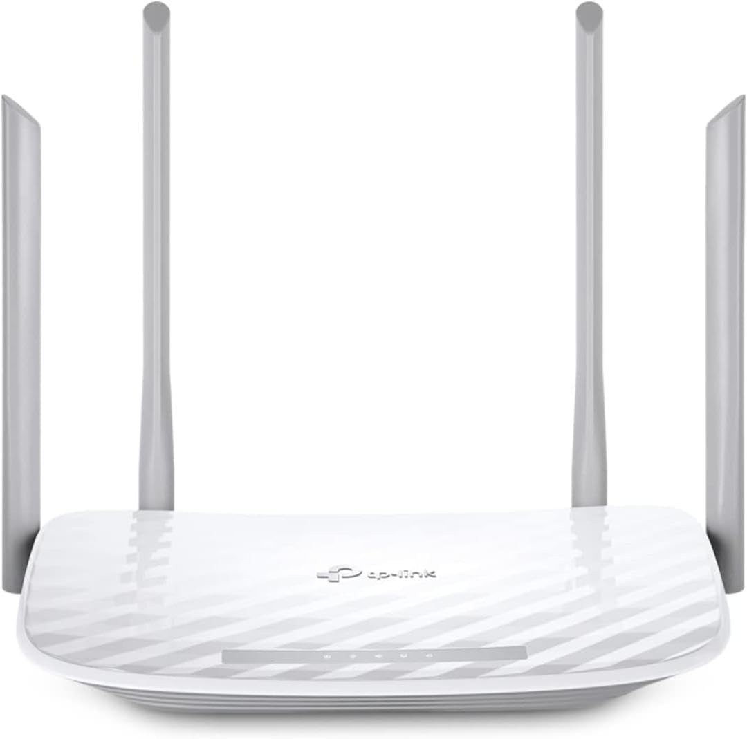 EasyMesh-Ready AC1200 WiFi Router with 4 Fast Ethernet Ports & Security Features