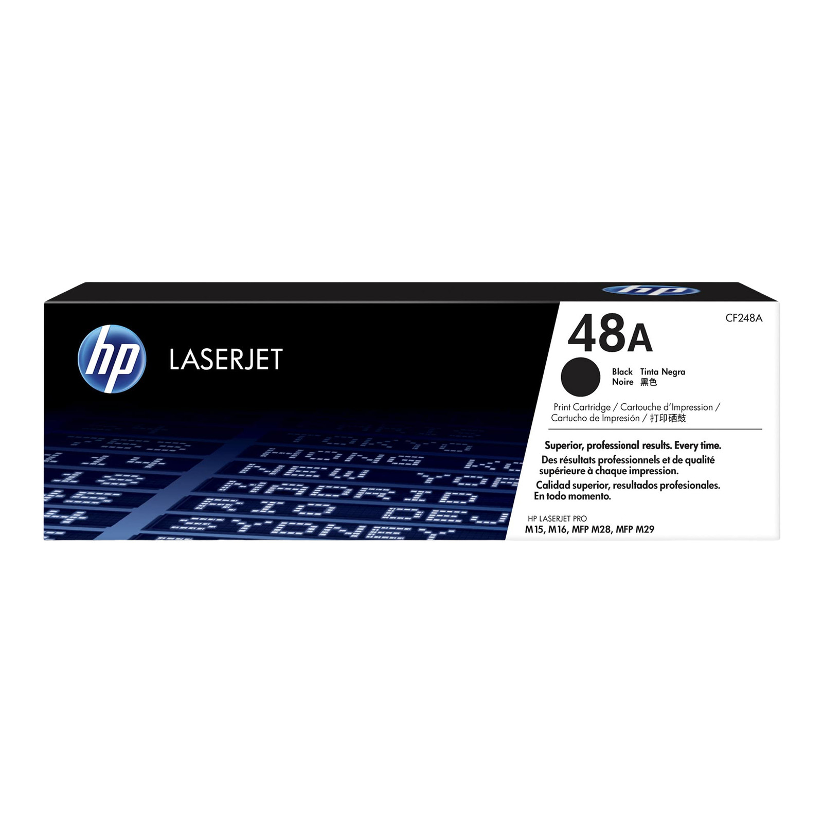 New Open Box HP 48A Black Original LaserJet Toner Cartridge, CF248A